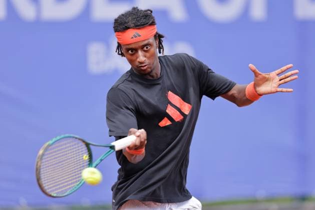 BASTAD, SWEDEN 20250712 Mikael Ymer trains on Saturday ahead of the Nordea Open mens tennis tournament in Bastad BASTAD SWEDEN x9200x  Copyright: xBjörnxLarssonxRosvall TTx NORDEA OPEN 2025