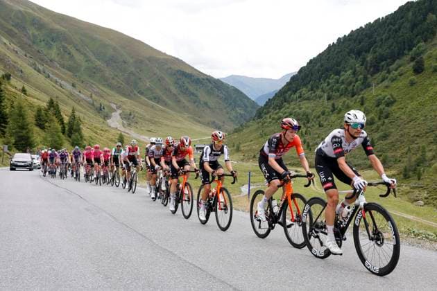 CYCLING - Tour of Austria 2025 KUEHTAI,AUSTRIA,12.JUL.25 - CYCLING - Tour of Austria, stage 3, Innsbruck - Kuehtai. Image shows peloton.  GEPAxpictures xMichaelxKristen