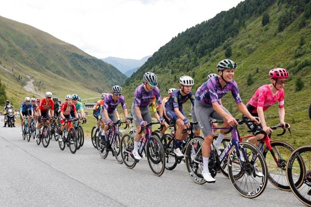 CYCLING - Tour of Austria 2025 KUEHTAI,AUSTRIA,12.JUL.25 - CYCLING - Tour of Austria, stage 3, Innsbruck - Kuehtai. Image shows peloton.  GEPAxpictures xMichaelxKristen