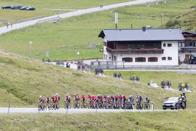CYCLING - Tour of Austria 2025 KUEHTAI,AUSTRIA,12.JUL.25 - CYCLING - Tour of Austria, stage 3, Innsbruck - Kuehtai. Image shows an overview.  GEPAxpictures xMichaelxKristen