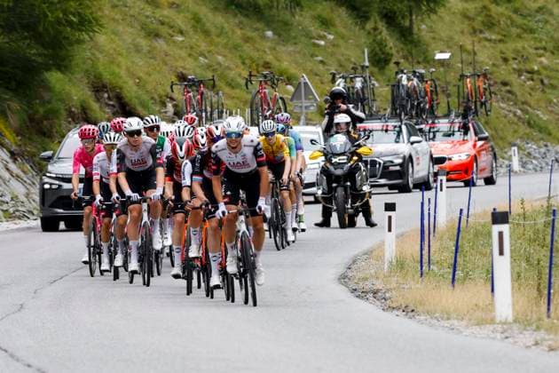 CYCLING - Tour of Austria 2025 KUEHTAI,AUSTRIA,12.JUL.25 - CYCLING - Tour of Austria, stage 3, Innsbruck - Kuehtai. Image shows peloton.  GEPAxpictures xMichaelxKristen