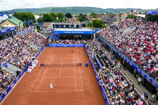 250712 General view of centre court during the singel final of Nordea Open on July 12, 2025 in Bastad Photo Mathilda Schuler BILDBYRAN kod MA MA0844 tennis wta 125 nordea open singelfinal dam bbeng  Copyright: MATHILDAxSCHULER BB250712MA053