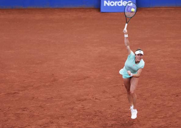 BASTAD, SWEDEN 20250712 Katarzyna Kawa, Poland, against Elisabetta Cocciaretto, Italy, during Saturdays womens singles final at the Nordea Open tennis tournament in Bastad BASTAD SWEDEN x9200x  Copyright: xBjörnxLarssonxRosvall TTx NORDEA OPEN 2025