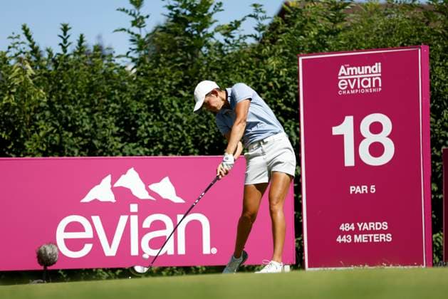EVIAN-LES-BAINS, FRANCE - 12.07.2025: Dewi Weber (NED) of The Amundi Evian Championship at the Evian Resort Golf Club on July 12, 2025 in Evian-les-Bains, France.