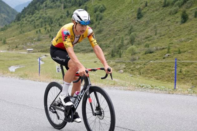 CYCLING - Tour of Austria 2025 KUEHTAI,AUSTRIA,12.JUL.25 - CYCLING - Tour of Austria, stage 3, Innsbruck - Kuehtai. Image shows Alexander Konychev (ITA TEAM VORARLBERG).  GEPAxpictures xMichaelxKristen