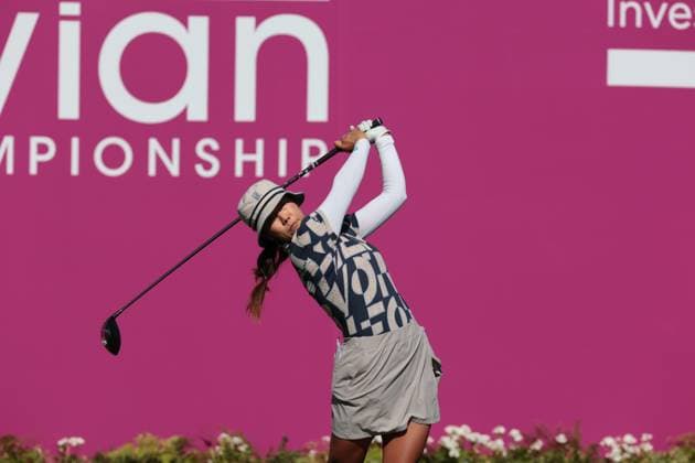 EVIAN-LES-BAINS, FRANCE - 12.07.2025: Jenny Shin (KOR) of The Amundi Evian Championship at the Evian Resort Golf Club on July 12, 2025 in Evian-les-Bains, France.