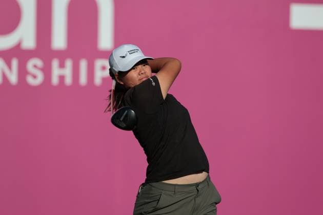 EVIAN-LES-BAINS, FRANCE - 12.07.2025: Shannon Tan (SGP) of The Amundi Evian Championship at the Evian Resort Golf Club on July 12, 2025 in Evian-les-Bains, France.