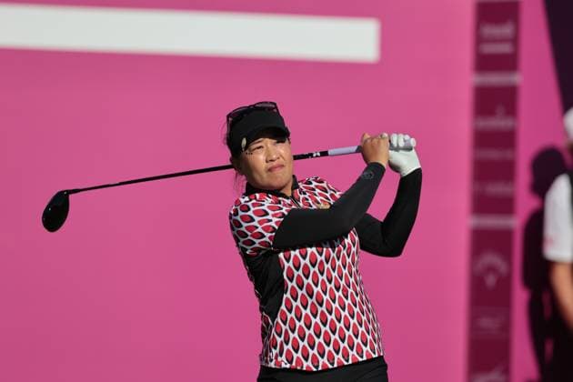 EVIAN-LES-BAINS, FRANCE - 12.07.2025: Jasmine Suwannapura (THA) of The Amundi Evian Championship at the Evian Resort Golf Club on July 12, 2025 in Evian-les-Bains, France.