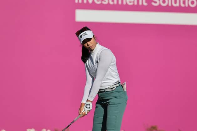 EVIAN-LES-BAINS, FRANCE - 12.07.2025: Patty Tavatanakit (THA) of The Amundi Evian Championship at the Evian Resort Golf Club on July 12, 2025 in Evian-les-Bains, France.