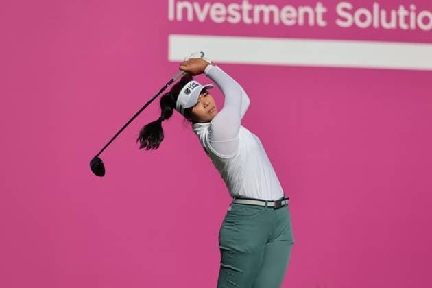 EVIAN-LES-BAINS, FRANCE - 12.07.2025: Patty Tavatanakit (THA) of The Amundi Evian Championship at the Evian Resort Golf Club on July 12, 2025 in Evian-les-Bains, France.