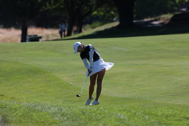 EVIAN-LES-BAINS, FRANCE - 12.07.2025: Aline Krauter (GER) of The Amundi Evian Championship at the Evian Resort Golf Club on July 12, 2025 in Evian-les-Bains, France.