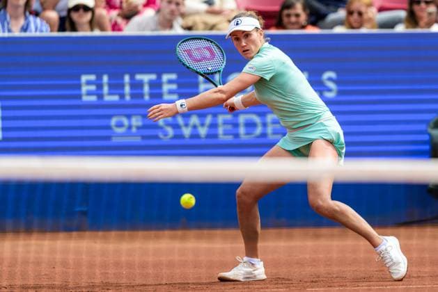 250712 Elisabetta Cocciaretto of Italy during the singel final of Nordea Open on July 12, 2025 in Bastad Photo Mathilda Schuler BILDBYRAN kod MA MA0844 tennis wta 125 nordea open singelfinal dam bbeng  Copyright: MATHILDAxSCHULER BB250712MA064