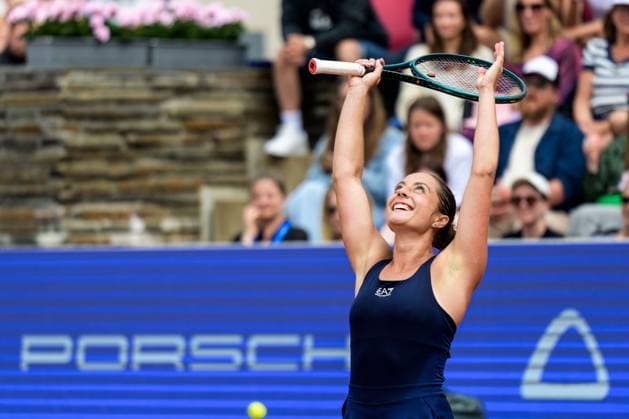 250712 Elisabetta Cocciaretto of Italy celebrates after the singles final of Nordea Open on July 12, 2025 in Bastad Photo Mathilda Schuler BILDBYRAN kod MA MA0844 tennis wta 125 nordea open singles final dam bbeng jubel  Copyright: MATHILDAxSCHULER BB250712MA067