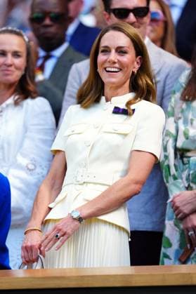Catherine Duchess of Cambridge in the Royal Box on Centre Court Wimbledon Tennis Championships, Day 13, The All England Lawn Tennis and Croquet Club, London, UK - 12 Jul 2025London The All England Lawn Tennis and United Kingdom  Copyright: xJavierxGarcia Shutterstockx 15392293w