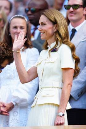 Catherine Duchess of Cambridge in the Royal Box on Centre Court Wimbledon Tennis Championships, Day 13, The All England Lawn Tennis and Croquet Club, London, UK - 12 Jul 2025London The All England Lawn Tennis and United Kingdom  Copyright: xJavierxGarcia Shutterstockx 15392293aa