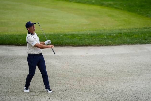 July 12, 2025, Cadiz, Cadiz, SPAIN: Paul Casey of Crushers team in actions during day two of the LIV Golf Andalucia at Golf Club Royal of Valderrama on July 12, 2025 in Cadiz, Spain. Cadiz SPAIN - ZUMAa181 20250712_zaa_a181_075 Copyright: xJoaquinxCorcherox