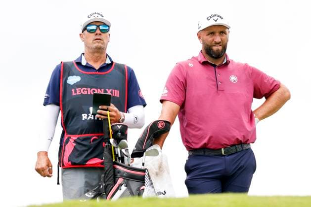 LIV Golf Andalucia - Day Two Jon Rahm of Legion XIII talks to his caddie on day two of LIV Golf Andalucia at Valderrama in Cadiz, Spain, on July 12, 2025. Sotogrande Cadiz Spain  Copyright: xDAXxImagesx originalFilename:daximages-livgolfa250712_npAAg.jpg