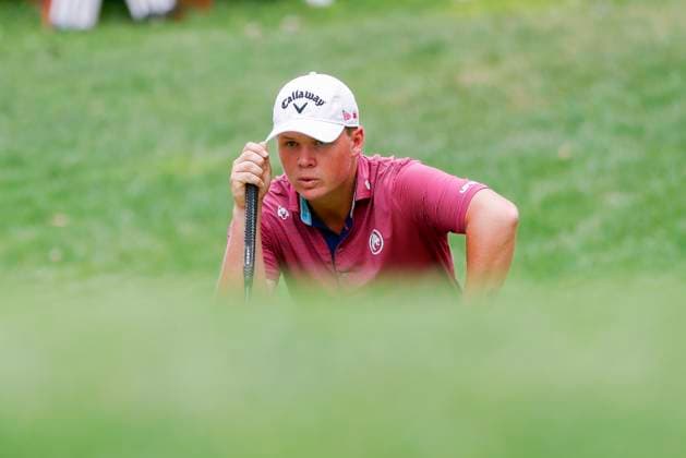 LIV Golf Andalucia - Day Two Caleb Surratt of Legion XIII is in action on day two of LIV Golf Andalucia at Valderrama in Cadiz, Spain, on July 12, 2025. Sotogrande Cadiz Spain  Copyright: xDAXxImagesx originalFilename:daximages-livgolfa250712_npkl1.jpg