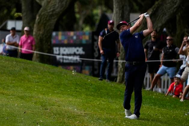 July 12, 2025, Cadiz, Cadiz, SPAIN: Cameron Smith of Ripper team in actions during day two of the LIV Golf Andalucia at Golf Club Royal of Valderrama on July 12, 2025 in Cadiz, Spain. Cadiz SPAIN - ZUMAa181 20250712_zaa_a181_087 Copyright: xJoaquinxCorcherox