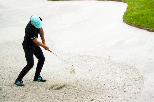 July 12, 2025, Cadiz, Cadiz, SPAIN: Joaquin Niemann of Torque team in actions during day two of the LIV Golf Andalucia at Golf Club Royal of Valderrama on July 12, 2025 in Cadiz, Spain. Cadiz SPAIN - ZUMAa181 20250712_zaa_a181_088 Copyright: xJoaquinxCorcherox