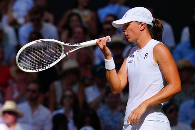 Iga Swiatek during the Ladies Singles Final Wimbledon Tennis Championships, Day 13, The All England Lawn Tennis and Croquet Club, London, UK - 12 Jul 2025London The All England Lawn Tennis and United Kingdom  Copyright: xJavierxGarcia Shutterstockx 15392293ar