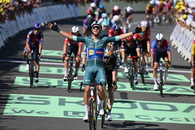 12-07-2025 Tour De France; Tappa 08 Saint Meen Le Grand - Laval; 2025, Lidl - Trek; Milan, Jonathan; Laval; 