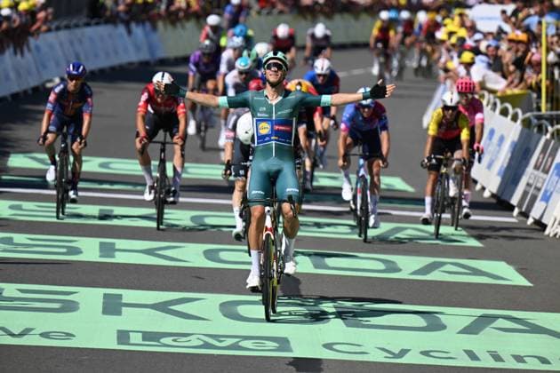 12-07-2025 Tour De France; Tappa 08 Saint Meen Le Grand - Laval; 2025, Lidl - Trek; Milan, Jonathan; Laval; 