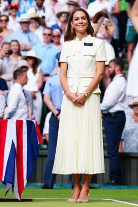 Catherine Duchess of Cambridge watches the speech of Amanda Anisimova Wimbledon Tennis Championships, Day 13, The All England Lawn Tennis and Croquet Club, London, UK - 12 Jul 2025London The All England Lawn Tennis and United Kingdom  Copyright: xJavierxGarcia Shutterstockx 15392293cb
