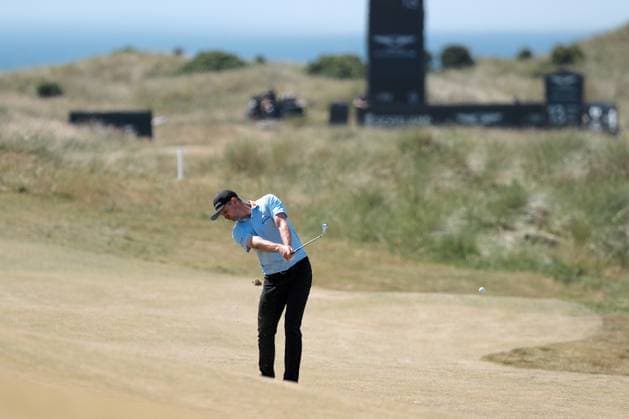 UK: The Genesis Scottish Open at The Renaissance Club, North Berwick, Scotland on 12 July 2025: Pictured: Justin Rose (England) on the 13th fairway during the third round of the Genesis Scottish Open 2025 at The Renaissance Club, North Berwick, Scotland North Berwick The Renaissance Club Scotland Copyright: xAlexxToddx