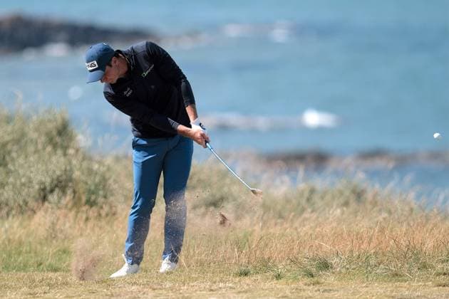 UK: The Genesis Scottish Open at The Renaissance Club, North Berwick, Scotland on 12 July 2025: Pictured: Victor Hovland (Norway) on the 13th fairway during the third round of the Genesis Scottish Open 2025 at The Renaissance Club, North Berwick, Scotland North Berwick The Renaissance Club Scotland Copyright: xAlexxToddx
