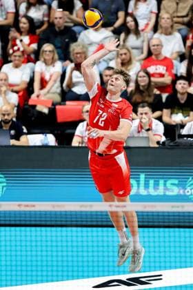 OLSZTYN 12.07.2025 SIATKOWKA MIEDZYNARODOWY MECZ TOWARZYSKI POLSKA - IRAN - - - FRIENDLY INTERNATIONAL VOLLEYBALL MATCH: POLAND - IRAN NZ MATEUSZ POREBA ZAGRYWKA FOT. MACIEJ GILEWSKI 400mm.pl NEWSPIX.PL --- newspix.pl 