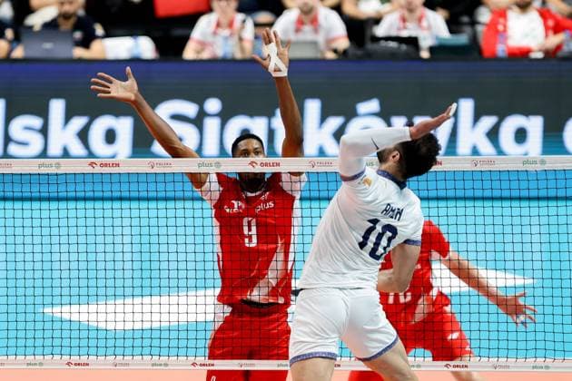 OLSZTYN 12.07.2025 SIATKOWKA MIEDZYNARODOWY MECZ TOWARZYSKI POLSKA - IRAN - - - FRIENDLY INTERNATIONAL VOLLEYBALL MATCH: POLAND - IRAN NZ WILFREDO LEON AMIN ESMAEILNEZHAD FOT. MACIEJ GILEWSKI 400mm.pl NEWSPIX.PL --- newspix.pl 