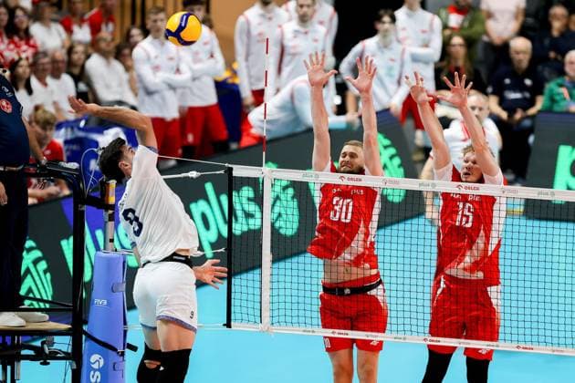 OLSZTYN 12.07.2025 SIATKOWKA MIEDZYNARODOWY MECZ TOWARZYSKI POLSKA - IRAN - - - FRIENDLY INTERNATIONAL VOLLEYBALL MATCH: POLAND - IRAN NZ MOHAMMADREZA HAZRAT BARTLOMIEJ BOLADZ JAKUB KOCHANOWSKI FOT. MACIEJ GILEWSKI 400mm.pl NEWSPIX.PL --- newspix.pl 