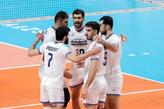 OLSZTYN 12.07.2025 SIATKOWKA MIEDZYNARODOWY MECZ TOWARZYSKI POLSKA - IRAN - - - FRIENDLY INTERNATIONAL VOLLEYBALL MATCH: POLAND - IRAN NZ EHSAN DANESHDOUST AMIN ESMAEILNEZHAD PORIYA HOSSEIN KHANZADEH FIROUZJAH RADOSC CELEBRATE FOT. MACIEJ GILEWSKI 400mm.pl NEWSPIX.PL --- newspix.pl 