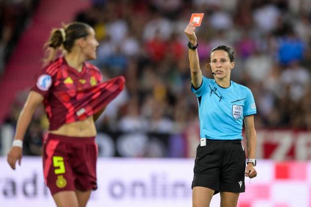 EURO 2025, Womens European Championship, Carlotta Wamser suspended for 1 match after red card for handball