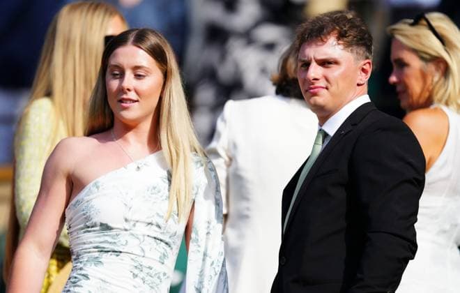 Emma Finucane and Matthew Richardson Wimbledon Tennis Championships, Day 13, The All England Lawn Tennis and Croquet Club, London, UK - 12 Jul 2025London The All England Lawn Tennis and United Kingdom  Copyright: xJavierxGarcia Shutterstockx 15392293fk