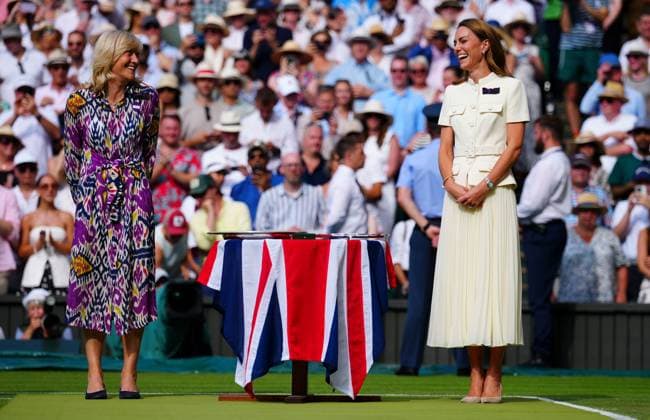 Catherine Princess of Wales and Debbie Jevans Wimbledon Tennis Championships, Day 13, The All England Lawn Tennis and Croquet Club, London, UK - 12 Jul 2025London The All England Lawn Tennis and United Kingdom  Copyright: xJavierxGarcia Shutterstockx 15392293ex
