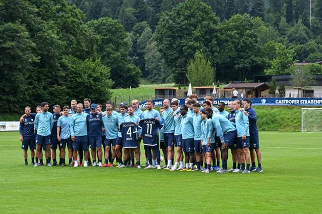 13 07 2025, Football, Season 2025 2026, 2 Bundesliga, Preparation, VfL Bochum summer training camp in Scheffau am Wilden Kaiser, Day 2, Team photo for Erhan Masovic VfL Bochum 1848 , Moritz Broni Kwarteng VfL Bochum 1848 xRHR PHOTO YYx Copyright: RHR-FOTOx RHR-FOTO YY