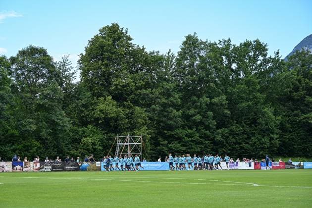 13 07 2025, Football, Season 2025 2026, 2 Bundesliga, Preparation, VfL Bochum summer training camp in Scheffau am Wilden Kaiser, Day 2, Overview training ground, xRHR FOTO YYx Copyright: RHR-FOTOx RHR-FOTO YY