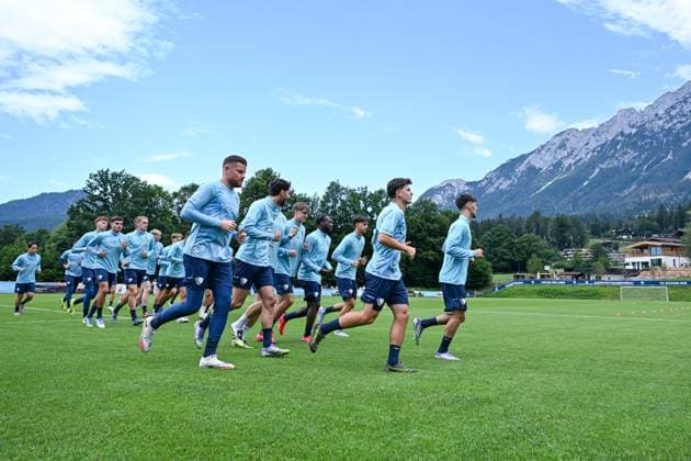 13 07 2025, Football, Season 2025 2026, 2 Bundesliga, Preparation, VfL Bochum summer training camp in Scheffau am Wilden Kaiser, Day 2, Overview training ground, xRHR FOTO YYx Copyright: RHR-FOTOx RHR-FOTO YY