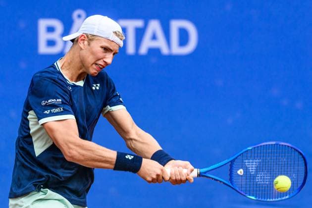 250720 Nicolai Budkov Kjaer of Norway during the qualifier tennis match at Nordea Open on July 20, 2025 in Bastad Photo Mathilda Schuler BILDBYRAN kod MA MA0845 tennis atp 250 nordea open bbeng kval norge norway  Copyright: MATHILDAxSCHULER BB250720MA002