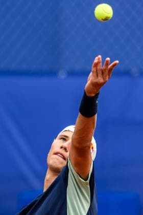 250720 Nicolai Budkov Kjaer of Norway during the qualifier tennis match at Nordea Open on July 20, 2025 in Bastad Photo Mathilda Schuler BILDBYRAN kod MA MA0845 tennis atp 250 nordea open bbeng kval norge norway  Copyright: MATHILDAxSCHULER BB250720MA003
