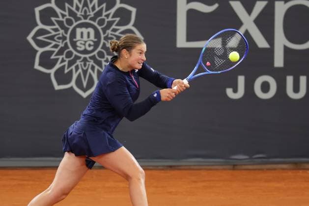 GER, Hamburg, xFSx, ATP250 Womens Tennis Tournament MSC Hamburg Ladies Open 2025, 13 07 2025 Valentina Steiner GER vs Renata Jamrichova SVK v l , Valentina Steiner GER plays a backhand Copyright: HMBxMedia FernandoxSoares