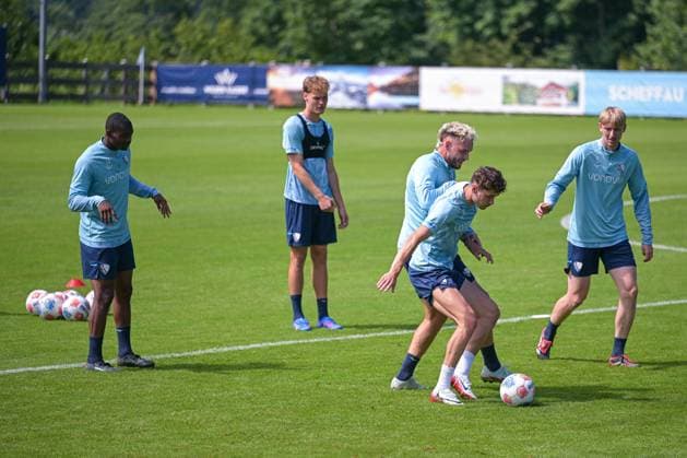 13 07 2025, Football, Season 2025 2026, 2 Bundesliga, Preparation, VfL Bochum summer training camp in Scheffau am Wilden Kaiser, Day 2, Philipp Strompf VfL Bochum 1848 , Moritz Broschinski VfL Bochum 1848 xRHR PHOTO YYx Copyright: RHR-FOTOx RHR-FOTO YY