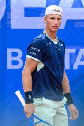 250720 Nicolai Budkov Kjaer of Norway during the qualifier tennis match at Nordea Open on July 20, 2025 in Bastad Photo Mathilda Schuler BILDBYRAN kod MA MA0845 tennis atp 250 nordea open bbeng kval norge norway  Copyright: MATHILDAxSCHULER BB250720MA009