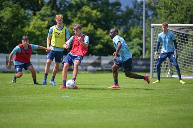 13 07 2025, Football, Season 2025 2026, 2 Bundesliga, Preparation, VfL Bochum summer training camp in Scheffau am Wilden Kaiser, Day 2, Kacper Koscierski VfL Bochum 1848 , Owono Darnell Keumo VfL Bochum 1848 xRHR PHOTO YYx Copyright: RHR-FOTOx RHR-FOTO YY