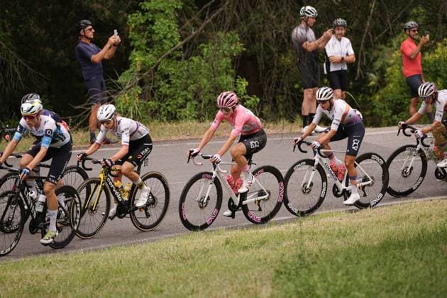 The pack during the 8th stage of the Giro d™Italia Women, from ForlÃ¬ to Imola (Autodromo Enzo e Dino Ferrari), Italy Sunday, July 13, 2025. - cycling .  Copyright: xMarcoxAlpozzi LaPressex