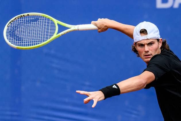 250720 Olle Wallin of Sweden during the qualifier tennis match at Nordea Open on July 20, 2025 in Bastad Photo Mathilda Schuler BILDBYRAN kod MA MA0845 tennis atp 250 nordea open bbeng kval sweden sverige  Copyright: MATHILDAxSCHULER BB250720MA016