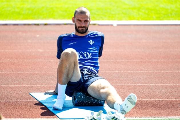 Aleksandar Vukotic SV Darmstadt 98, 20 at training, SV Darmstadt 98, football, 2 Bundesliga, training camp, 4 day, 13 07 2025 SV Darmstadt 98, football, 2 Bundesliga, training camp, 4 day, 13 07 2025 Bad Wörishofen Copyright: xEibner-Pressefoto FlorianxWiegandx EP_FWD