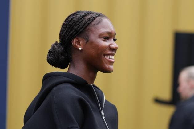 GER, Hamburg, xFSx, ATP250 Womens Tennis Tournament , MSC Hamburg Ladies Open Draw 2025, 13 07 2025 v l , Noma Noha Akugue GER Copyright: HMBxMedia FernandoxSoares